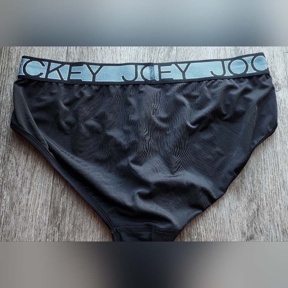 Jockey Black Briefs with Logo Waistband - Picture 2 of 5